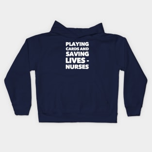 Playing Cards and Saving Lives Kids Hoodie